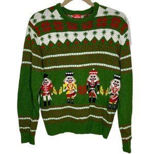 My Christmas Party Sweater Holiday Pullover Crewneck Sweater Men Small